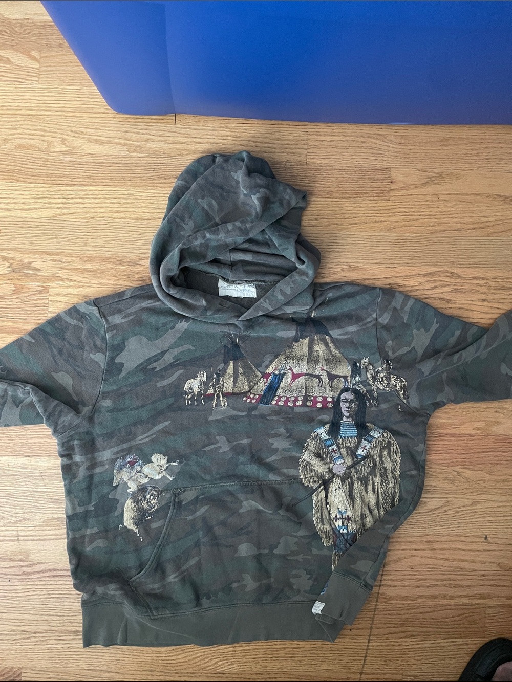 Men's Denim and Supply Ralph Lauren Camo Hoodie
